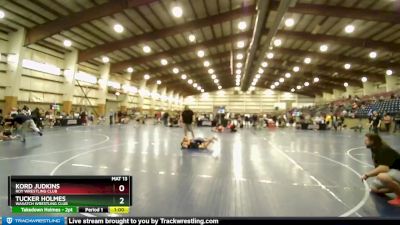 100 lbs Round 4 - Kord Judkins, Roy Wrestling Club vs Tucker Holmes, Wasatch Wrestling Club