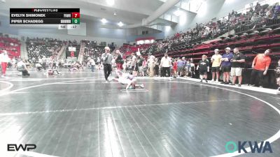 49 lbs Rr Rnd 1 - Rafe Evans, Collinsville Cardinal Youth Wrestling vs Ember Shelton, Team Tulsa Wrestling Club