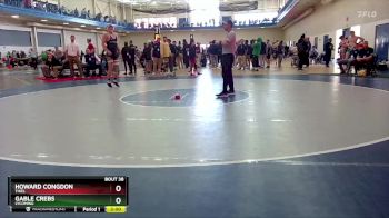 197 lbs Champ. Round 1 - Howard Congdon, Thiel vs Gable Crebs, Lycoming