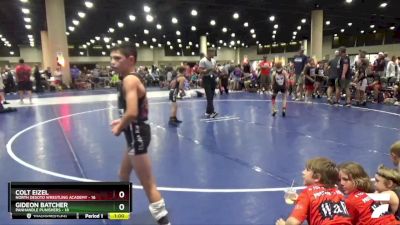 75 lbs Round 2 (8 Team) - Colt Eizel, North Desoto Wrestling Academy vs Gideon Batcher, Panhandle Punishers