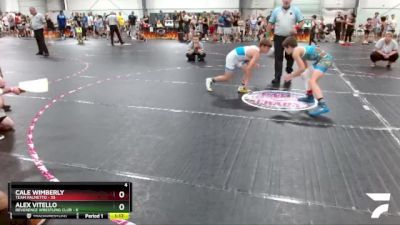 95 lbs Round 3 (6 Team) - Cale Wimberly, Team Palmetto vs Alex Vitello, Reverence Wrestling Club