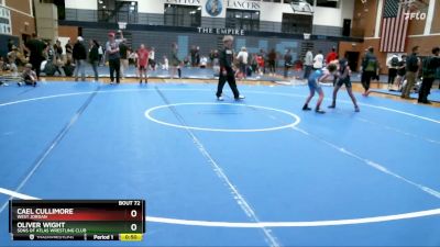 80-86 lbs Round 1 - Cael Cullimore, West Jordan vs Oliver Wight, Sons Of Atlas Wrestling Club