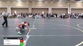 57 lbs Consolation - Jared Ortega, TUF Wr Acd vs Brody Luzano, Millennia WC