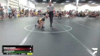 52 lbs Round 2 (8 Team) - Brock Barber, U2 Upstate Uprising White vs Lucas Ducos, FL Scorpions