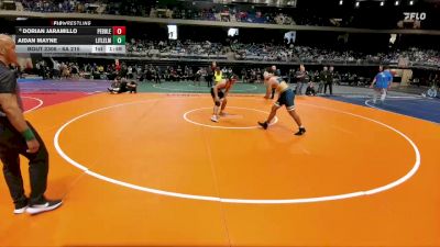 6A 215 lbs Semifinal - Dorian Jaramillo, El Paso Pebble Hills vs Aidan Mayne, Little Elm