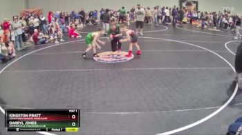 59 lbs Round 3 - Kingston Pratt, Stratford Knights Wrestling vs Darryl Jones, Summerville Takedown Club