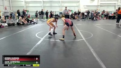 88 lbs Round 5 (6 Team) - Ayden Hudson, Armory Athletics vs Nate Iampietro, South Hills