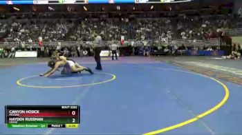 Cons. Round 2 - Canyon Hosick, McCook vs Hayden Russman, Cozad