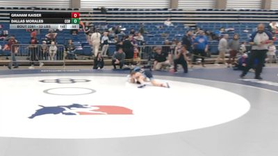 53 lbs Cons. Semis - Graham Kaiser vs Dallas Morales, Cory Clark Wrestling
