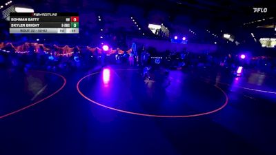 58-62 lbs Semifinal - Skyler Bright, RWC - Roy Wrestling Club vs Bohman Batty, Hook`em W.C.