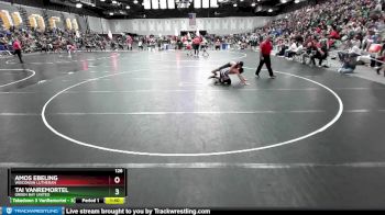 126 lbs Champ. Round 2 - Amos Ebeling, Wisconsin Lutheran vs Tai VanRemortel, Green Bay United