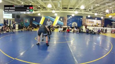 175 lbs Round 3 (8 Team) - Avery Basso, Stampeders vs Paul Wright, Braves WC