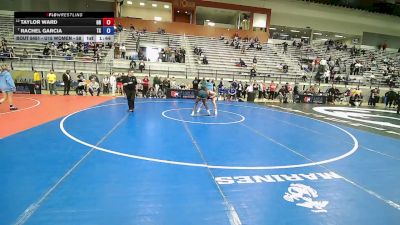 U15 Women - 58 lbs Cons. Round 7 - Taylor Ward, OR vs Rachel Garcia, TX