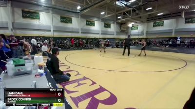 90 lbs Quarterfinal - Liam Dahl, Baker Wrestling Club vs Brock Connor, Howard