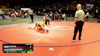 120 Class 4 lbs Cons. Semi - Hogan Benter, Hickman vs Caleb Frankenberger, Lafayette (Wildwood)