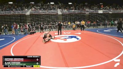 119 lbs 3rd Place Match - Antonio Grooman, Cowboy Kids Wrestling Club vs Slade Swensen, Top Of The Rock Wrestling Club