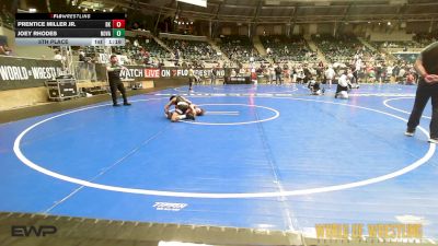 76 lbs 5th Place - Prentice Miller Jr., Bad Karma vs Joey Rhodes, Nova Wrestling Club