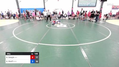 49 kg Rr Rnd 3 - Alexis Deagle, Virginia Red vs Autumn Shoff, MGW Jaw Breakers