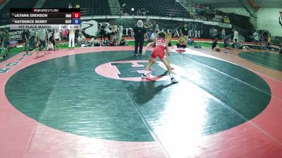 105 lbs 5th Place Match - Elijah Perez, Oregon vs Daniel Borgardt, Hawaii