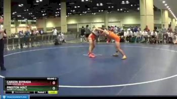 132 lbs Round 2 (8 Team) - Preston Holt, Adams City Eagles vs Carson Estrada, TOWC Spartans