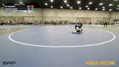 52 lbs Rr Rnd 1 - Jay Escobar, Untouchables 9U vs Harper Harris, Shelton Wrestling Academy 9U