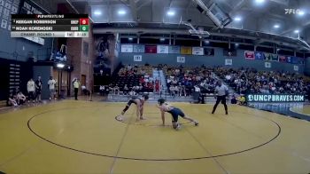 157 lbs Champ. Round 1 - Noah Korenoski, Coker vs Keegan Roberson, UNC Pembroke