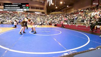 110 lbs Quarterfinal - Duncan Barnhart, GuardDog Wrestling & Athletic Club vs Thomas McDearman, Pulaski Academy Youth Wrestling