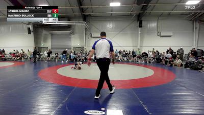 50 lbs Rr Rnd 3 - Joshua Mauro, Slate Wrestling Academy Navy ES vs Navarro Bullock, RWA Black ES