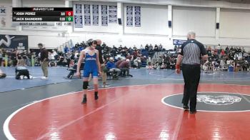 106 lbs Round Of 16 - Josh Perez, Xavier vs Jack Saunders, Fairfield Ludlowe