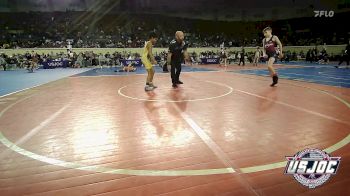 84 lbs Consi Of 16 #2 - Mason Delk, Honey Badgers Wrestling Club vs MATHIAS ROGERS, Darko Valley Wolfpak