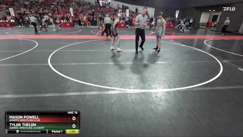 150 lbs Champ. Round 2 - Mason Powell, Bandits Wrestling Club vs Tyler Thelen, Askren Wrestling Academy