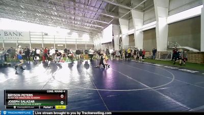 106 lbs Cons. Round 4 - Joseph Salazar, Sanderson Wrestling Academy vs Bryson Peters, Black Fox Wrestling Academy