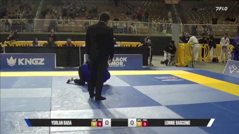 Lonnie Bascome vs Yorlan Bada 2025 Pan Jiu Jitsu IBJJF Championship