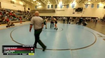144 lbs Placement (4 Team) - Tyler Coats, Fossil Ridge vs Colton Dudley, Valley