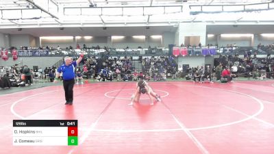 126 lbs Consi Of 8 #2 - Olivia Hopkins, Rocky Hill vs Jillian Comeau, Griswold/Wheeler