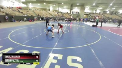 105 lbs Champ. Round 2 - Eston Bunton, Nolensville Wrestling Club vs Tripp Trussler, Ground Zero Wrestling