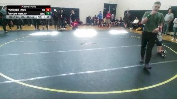 132/138/144 Cons. Round 1 - Camden Rodd, Independent vs Brody Mercer, Legacy Elite Wrestling Club