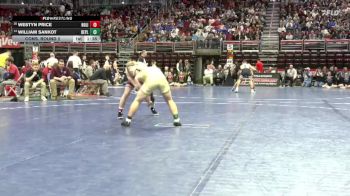 1A-144 lbs Cons. Round 2 - William Sankot, Belle Plaine vs Westyn Price, North Linn