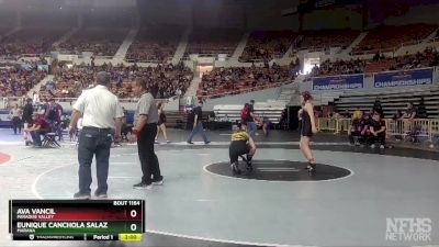 D1-152 lbs Quarterfinal - Ava Vancil, Paradise Valley vs Eunique Canchola Salazar, Marana