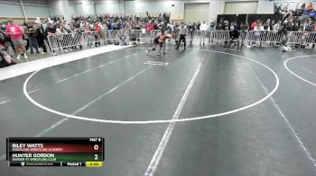 130 lbs Cons. Round 5 - Hunter Gordon, Ranger 47 Wrestling Club vs Riley Watts, Siouxland Wrestling Academy