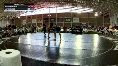 285 lbs August Moser, New Jersey vs Layne James, Arizona Red