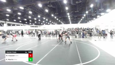122 lbs Quarterfinal - Matthew Klassen, Espana WC vs Ashton Martin, Stout Wr Acd