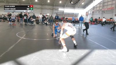 144 lbs Finals (2 Team) - Tyler Ulmer, Warner Elite vs Danny Sizler, West Geauga Wolverines