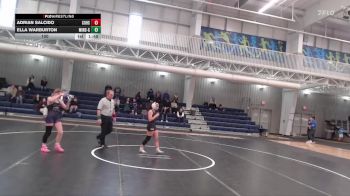 100 lbs Round 1 - Adrian Salcido, Colby HS vs Ella Warburton, Minden