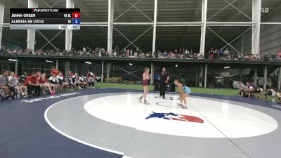105 lbs Jenna Greer, Pennsylvania Blue vs Alessia De Lucia, New Jersey