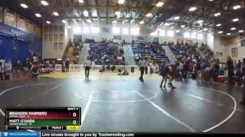 195 lbs Quarterfinals (8 Team) - Matt O`Hara, Jensen Beach vs Branden Marrero, Mater Lakes