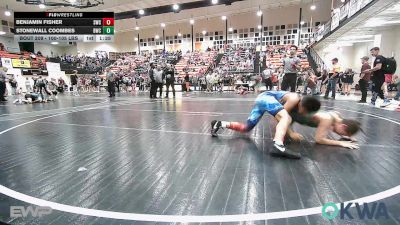 100-105 lbs Rr Rnd 1 - Benjamin Fisher, Salina Wrestling Club vs Stonewall Coombes, Brushy Wrestling Club