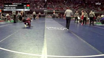 3A-138 lbs Champ. Round 1 - Grady Nelsen, Indianola vs Will McDermott, North Scott