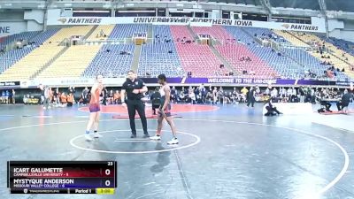 116 lbs Round 1 (16 Team) - Icart Galumette, Campbellsville University vs Mystyque Anderson, Missouri Valley College