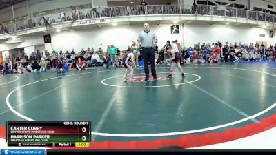 56 lbs Cons. Round 1 - Carter Curry, Center Grove Wrestling Club vs Harrison Parker, Spartans Wrestling Club